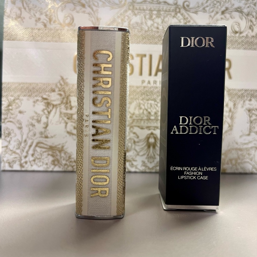 NIB 2023 AUTHENTIC Holiday Christian Dior Tuileries Lipstick Case Dior Addict